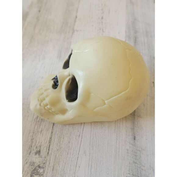 Halloween plastic AS IS skeleton head prop Decor scary - Picture 2 of 5